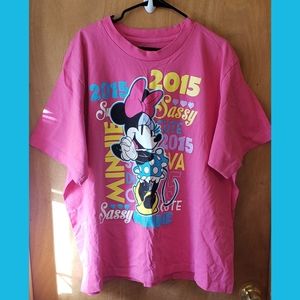 NWOT Womens Disney T-Shirt Minnie 2015 Size: 2X